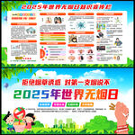 2025年无烟日展板