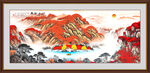 鸿运当头国画