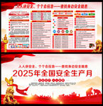 2025安全生产月宣传栏