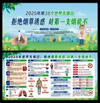 2025世界无烟日展板