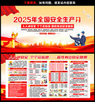 2025年安全月展板