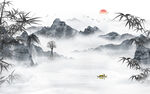 新中式山水画