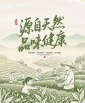 茶园海报