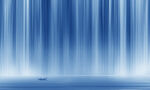 流水生财瀑布山水图