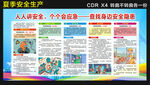 夏季安全生产展板宣传栏