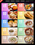 沙县小吃展板