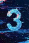 梦幻数字3科技风背景图