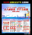 人人讲安全宣传活动海报