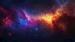 梦幻绚丽的宇宙星云景观