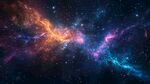 梦幻绚烂的宇宙星云景观