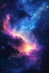 梦幻绚烂的宇宙星云图景