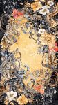 华丽花卉边框图案设计