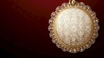 金色雕花圆形饰品优雅展现