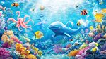 梦幻海底世界海洋生物群像