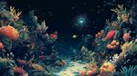 梦幻海底珊瑚礁奇幻景象