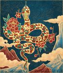 中国结吉祥蛇