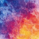 梦幻绚丽水彩抽象背景图