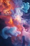 梦幻彩色烟雾艺术景象