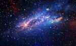 璀璨宇宙星空背景墙