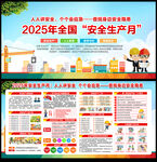 2025安全生产月海报
