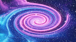 美丽旋涡星空