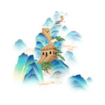 手绘长城