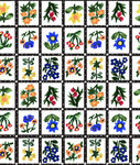 花卉图案拼贴画