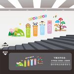 幼儿园楼梯文化墙