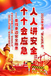 安全生产月海报