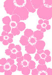 粉色花卉图案背景 桃花