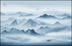 新中式山水画