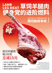 羊腿肉海报