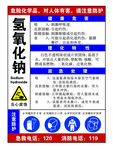 氢氧化钠提示牌