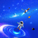 宇宙星空宇航员