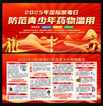 国际禁毒日宣传栏