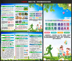 全国节能宣传周三折页
