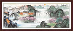 山水画国画山水 