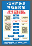市民政局救助服务站信息牌