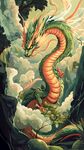 云雾间的东方神龙