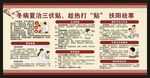 冬病夏治宣传栏