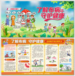 了解布病守护健康传染病展板