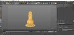 c4d3D三维观音菩萨相宝相庄