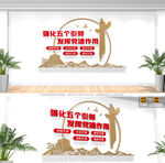 党建引领文化墙