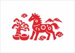 2026马年剪纸 