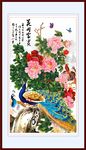 国画孔雀