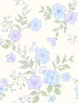 淡蓝花卉图案背景