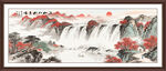 国画山水风景装饰画