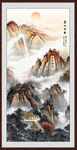 玄关泰山日出五岳独尊