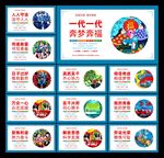 中国梦文化展板