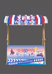 集市文创摊位拱门展示